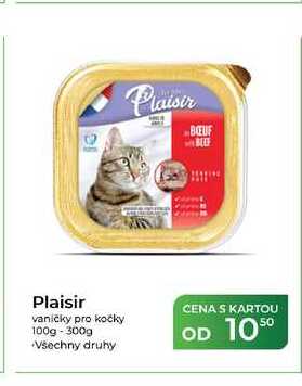 Plaisir vaničky pro kočky 100g-300g