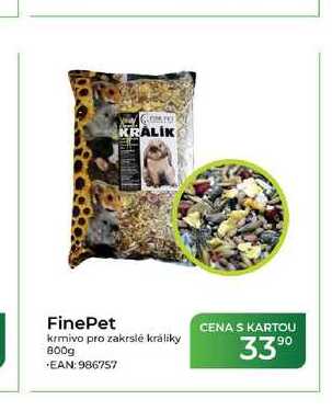 FinePet krmivo pro zakrslé králíky 800g