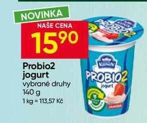 Probio2 jogurt vybrané druhy 140 g