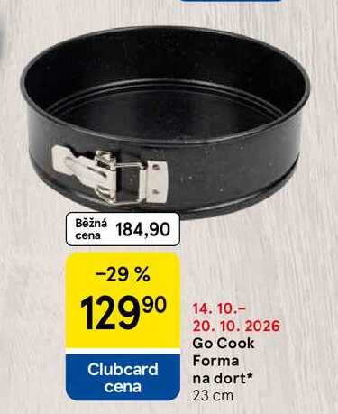 Go Cook Forma na dort, 23 cm