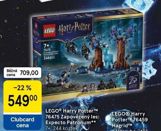 LEGO® Harry Potter™ 76475 Zapovězený les: Expecto Patronum** 7+, 244 kostek