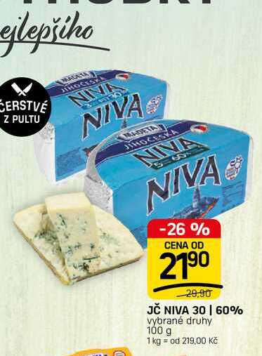 JČ NIVA 30 | 60% vybrané druhy 100 g