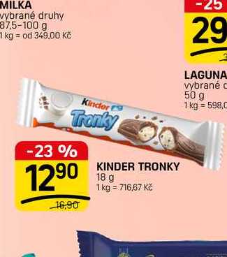 KINDER TRONKY 18 g 