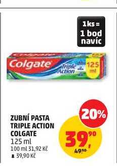 Colgate Triple Action Zubní pasta 125ml