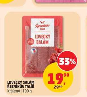 ŘEZNÍKŮV TALÍŘ LOVECKÝ SALÁM 100g