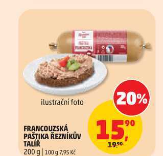 ŘEZNÍKŮV TALÍŘ FRANCOUZSKÁ PAŠTIKA 200g