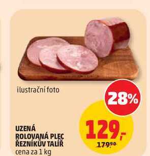 ŘEZNÍKŮV TALÍŘ UZENÁ ROLOVANÁ PLEC 1kg