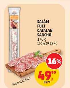 SALÁM FUET CATALAN SANCHO 170 g