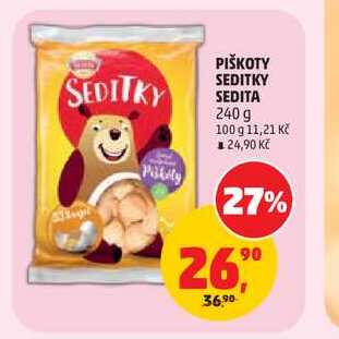 Sedita Seditky piškoty 240g
