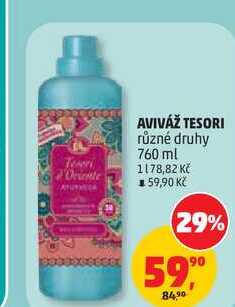 TESORI aviváž různé druhy 760 ml