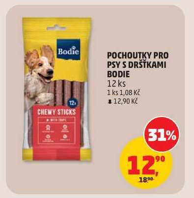 POCHOUTKY PRO PSY S DRŠŤKAMI BODIE 12 ks