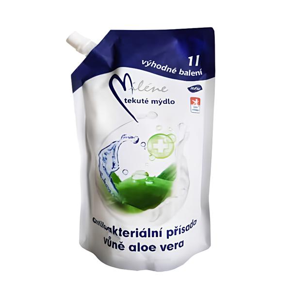 Miléne Antibakteriální tekuté mýdlo Aloe vera, náhradní náplň