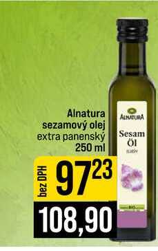 Alnatura sezamový olej extra panenský 250 ml
