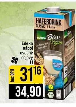 Edeka nápoj ovesný sójový 1l