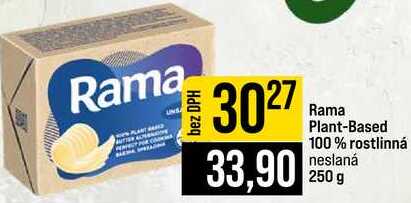 Rama Plant-Based 100% rostlinná neslaná 250 g