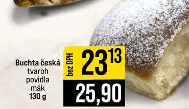 Buchta česká tvaroh povidla mák 130 g