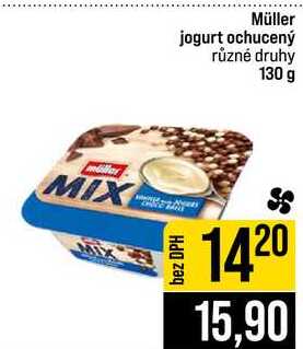 Müller jogurt ochucený různé druhy 130 g