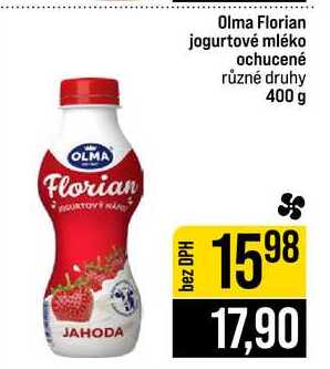 Olma Florian jogurtové mléko ochucené různé druhy 400 g
