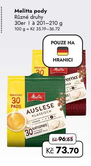 Melitta pody 201-210 g
