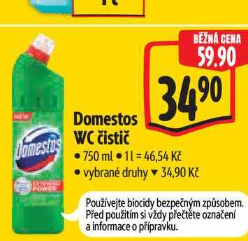 Domestos WC čistič 750 ml
