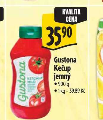 Gustona Kečup jemný 900 g