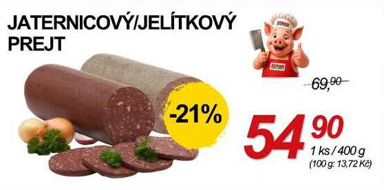 JATERNICOVÝ/JELÍTKOVÝ PREJT, 100 g
