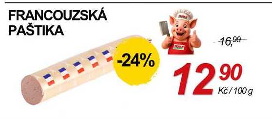FRANCOUZSKÁ PAŠTIKA, 100 g