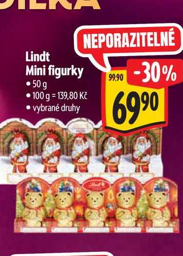 Lindt Mini figurky 50 g