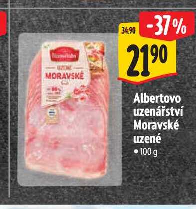 Albertovo uzenářství Moravské uzené 100 g