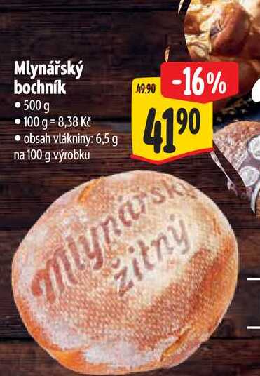 Mlynářský bochník 500 g 