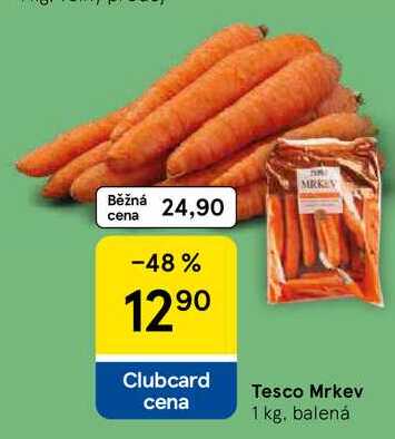 Tesco Mrkev, 1 kg, balená