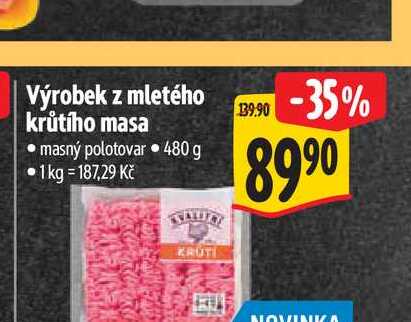 Mleté maso krůtí 480 g
