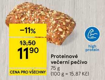 Proteinové večerní pečivo, 75 g 