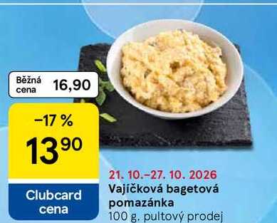 Vajíčková bagetová pomazánka, 100 g