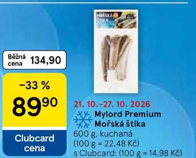 Mylord Premium Mořská štika, 600 g, kuchaná 