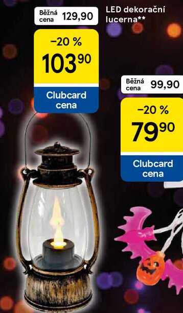 LED dekorační lucerna