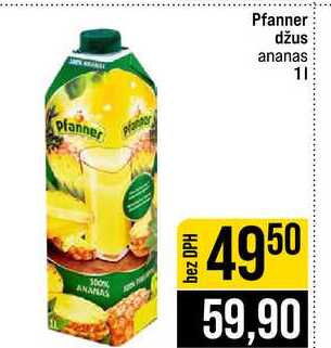 Pfanner džus ananas 1l