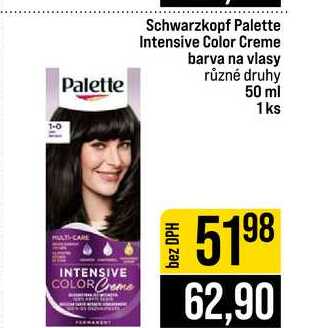 Palette Schwarzkopf Palette Intensive Color Creme barva na vlasy různé druhy 50 ml