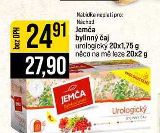 Jemča bylinný čaj urologický 20x1,75 g něco na mě leze 20x2 g 