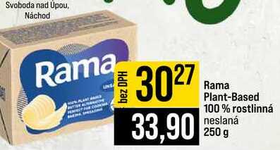 Rama Plant-Based 100% rostlinná neslaná 250 g 
