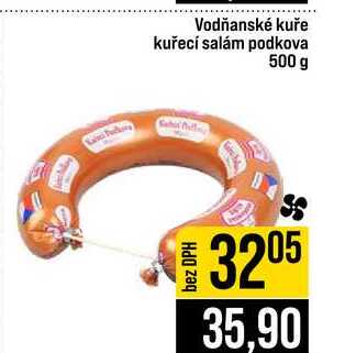 Vodňanské kuře kuřecí salám podkova 500 g