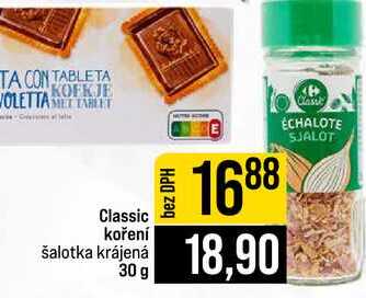 Classic koření šalotka krájená 30 g 