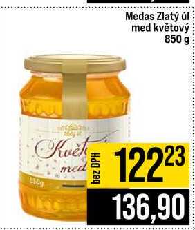 Medas Zlatý úl med květový 850 g