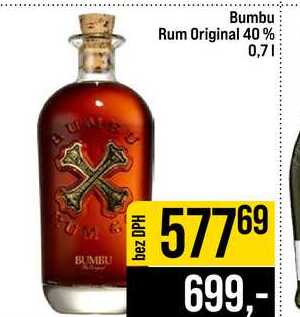 Bumbu Rum Original 40% 0,7l
