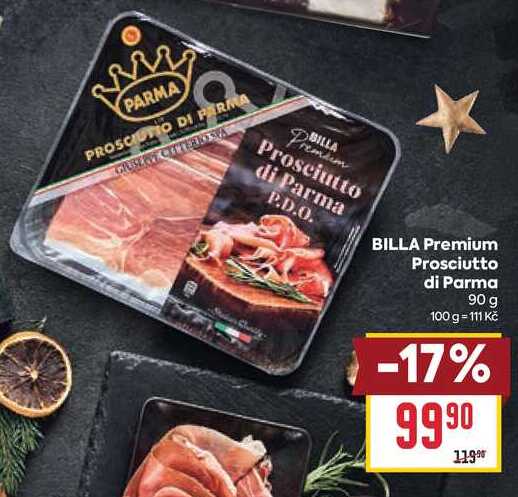 BILLA Premium Prosciutto di Parma 90 g 
