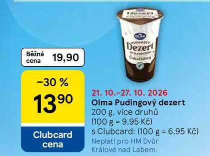Olma Pudingový dezert, 200 g, více druhů 