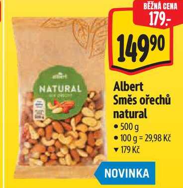 Albert Směs ořechů natural, 500 g
