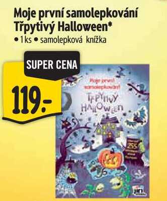 Moje první samolepkování Třpytivý Halloween*