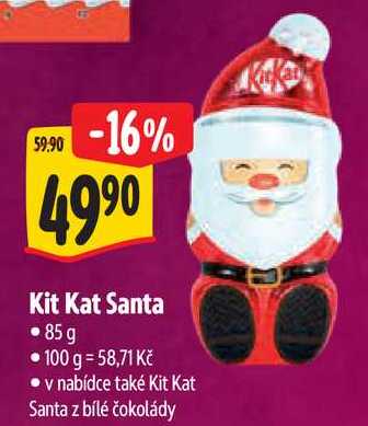 Kit Kat Santa, 85 g