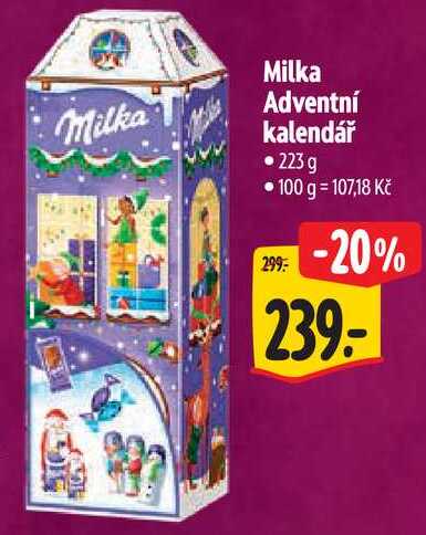 Milka Adventní kalendář, 223 g